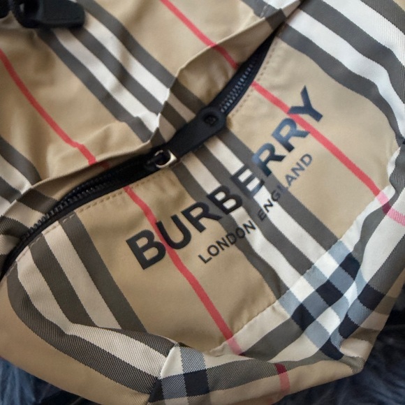 Burberry Tan and Black Crossbody Bag - Picture 4 of 11